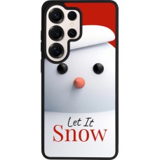 Coque Samsung Galaxy S26 Ultra - Silicone rigide noir Christmas 25 Xmas Snowman