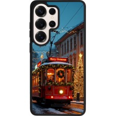 Coque Samsung Galaxy S26 Ultra - Silicone rigide noir Christmas 25 Xmas Train