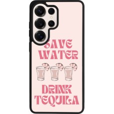 Coque Samsung Galaxy S26 Ultra - Silicone rigide noir Cocktail Save Water Drink Tequila