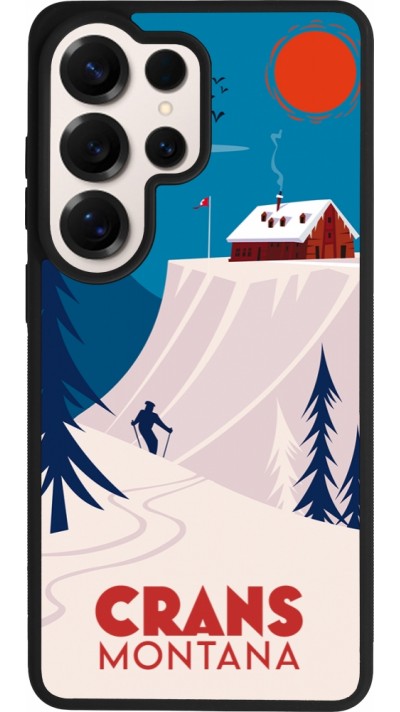 Coque Samsung Galaxy S26 Ultra - Silicone rigide noir Crans-Montana Cabane