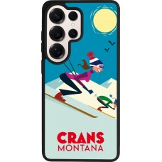 Coque Samsung Galaxy S26 Ultra - Silicone rigide noir Crans-Montana Ski Downhill