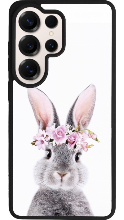 Coque Samsung Galaxy S26 Ultra - Silicone rigide noir Easter 2023 flower bunny