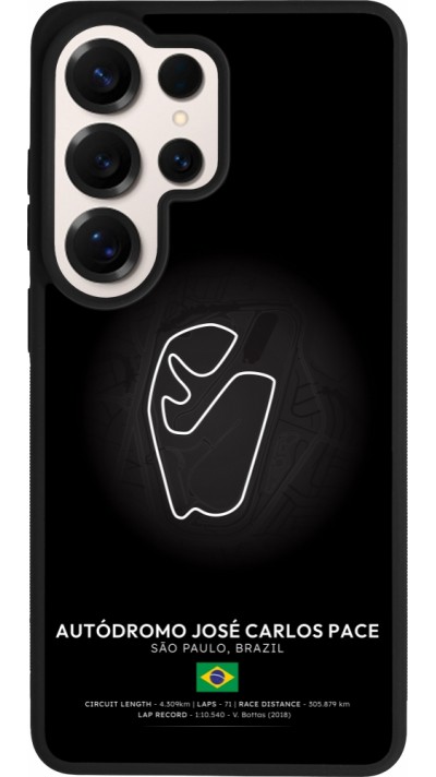Coque Samsung Galaxy S26 Ultra - Silicone rigide noir F1 Track 2025 Brazil