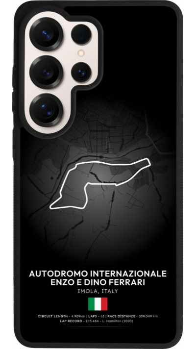Coque Samsung Galaxy S26 Ultra - Silicone rigide noir F1 Track 2025 Emilia-Rogmana