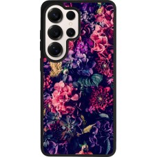 Coque Samsung Galaxy S26 Ultra - Silicone rigide noir Flowers Dark