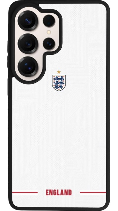 Coque Samsung Galaxy S26 Ultra - Silicone rigide noir Maillot de football Angleterre 2026 personnalisable