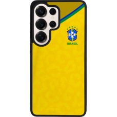 Coque Samsung Galaxy S26 Ultra - Silicone rigide noir Maillot de football Brésil 2022 personnalisable