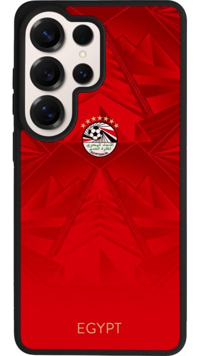 Samsung Galaxy S26 Ultra Case Hülle - Silikon schwarz Ägypten 2026 personalisierbares Fussballtrikot
