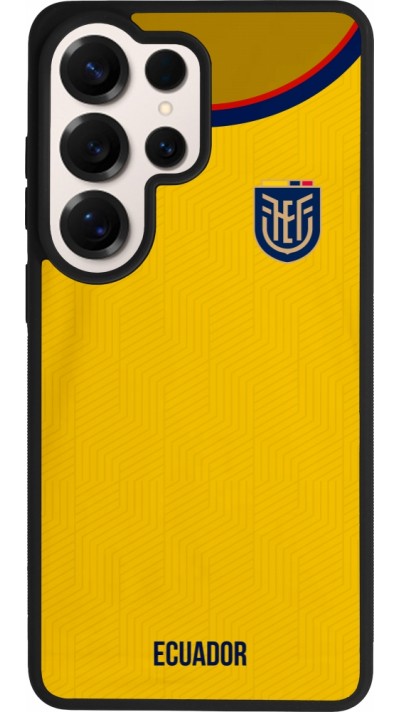 Coque Samsung Galaxy S26 Ultra - Silicone rigide noir Maillot de football Equateur 2022