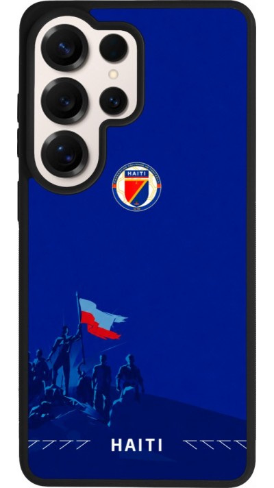 Coque Samsung Galaxy S26 Ultra - Silicone rigide noir Maillot de football Haiti 2026 personnalisable