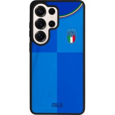 Coque Samsung Galaxy S26 Ultra - Silicone rigide noir Maillot de football Italie 2022 personnalisable