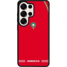 Samsung Galaxy S26 Ultra Case Hülle - Silikon schwarz Marokko 2026 personalisierbares Fussballtrikot