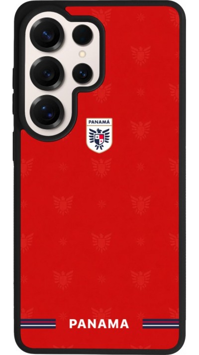 Coque Samsung Galaxy S26 Ultra - Silicone rigide noir Maillot de football Panama 2026 personnalisable