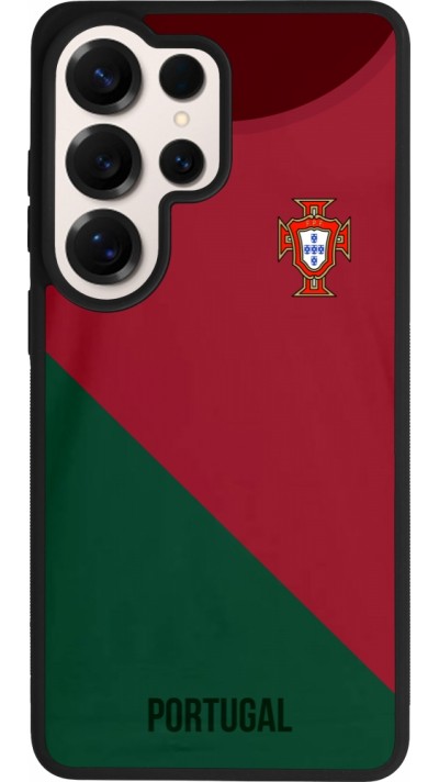 Coque Samsung Galaxy S26 Ultra - Silicone rigide noir Maillot de football Portugal 2022