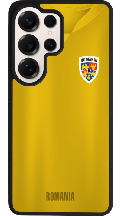 Coque Samsung Galaxy S26 Ultra - Silicone rigide noir Maillot de football Roumanie