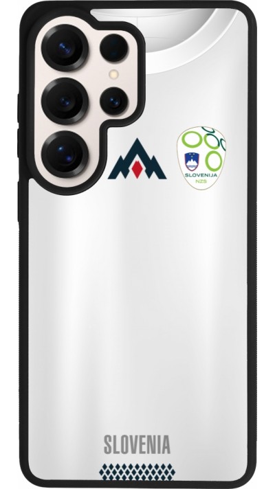 Coque Samsung Galaxy S26 Ultra - Silicone rigide noir Maillot de football Slovénie