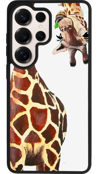 Coque Samsung Galaxy S26 Ultra - Silicone rigide noir Giraffe Fit