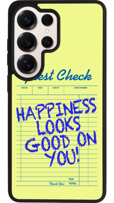 Coque Samsung Galaxy S26 Ultra - Silicone rigide noir Guest check 2026