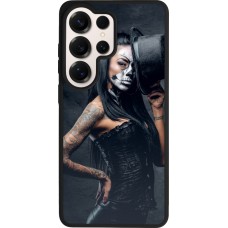 Coque Samsung Galaxy S26 Ultra - Silicone rigide noir Halloween 22 Tattooed Girl