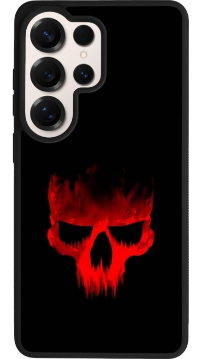 Coque Samsung Galaxy S26 Ultra - Silicone rigide noir Halloween 2023 scary skull