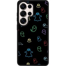 Coque Samsung Galaxy S26 Ultra - Silicone rigide noir Halloween 2024 colorful ghosts