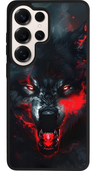 Coque Samsung Galaxy S26 Ultra - Silicone rigide noir Halloween 2024 mad werewolf