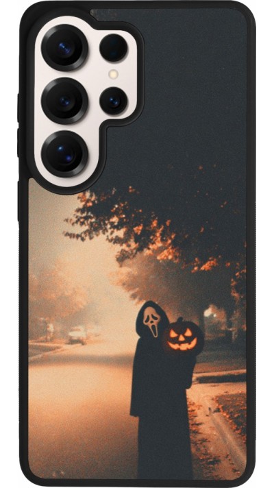 Coque Samsung Galaxy S26 Ultra - Silicone rigide noir Halloween 2025 Scream