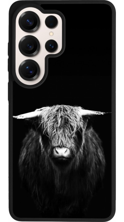Coque Samsung Galaxy S26 Ultra - Silicone rigide noir Highland calf black
