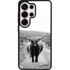 Coque Samsung Galaxy S26 Ultra - Silicone rigide noir Highland cattle