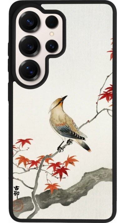 Coque Samsung Galaxy S26 Ultra - Silicone rigide noir Japanese Bird