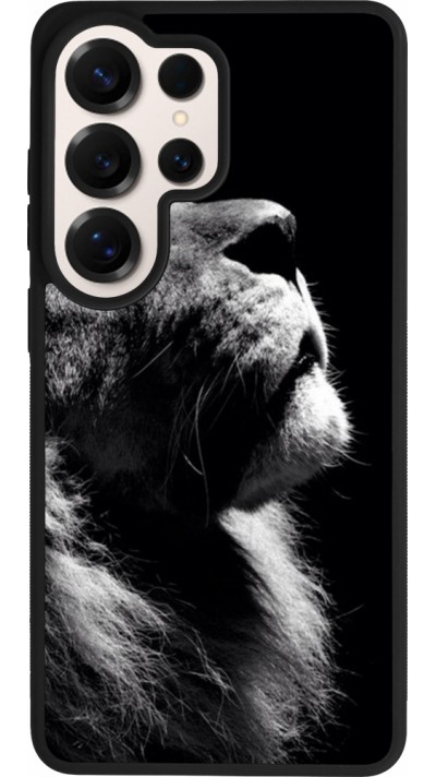 Coque Samsung Galaxy S26 Ultra - Silicone rigide noir Lion looking up