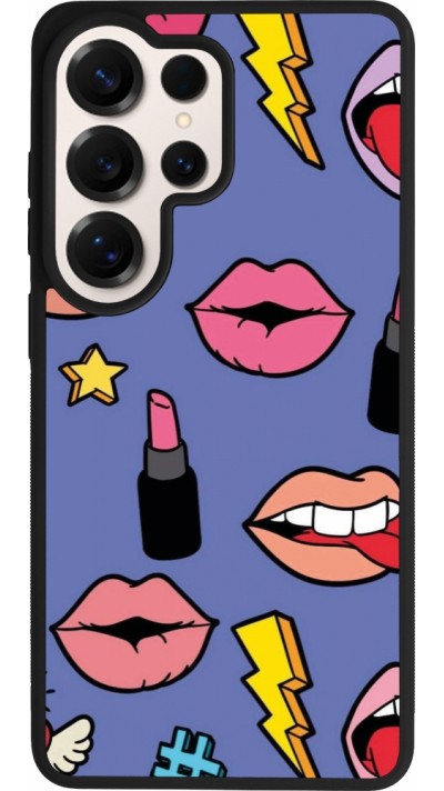 Coque Samsung Galaxy S26 Ultra - Silicone rigide noir Lips and lipgloss