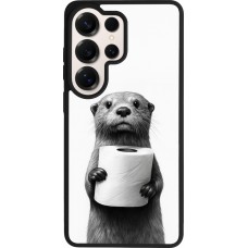 Samsung Galaxy S26 Ultra Case Hülle - Silikon schwarz Otter Toilettenpapier