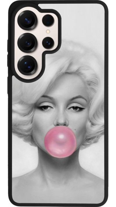 Coque Samsung Galaxy S26 Ultra - Silicone rigide noir Marilyn Bubble