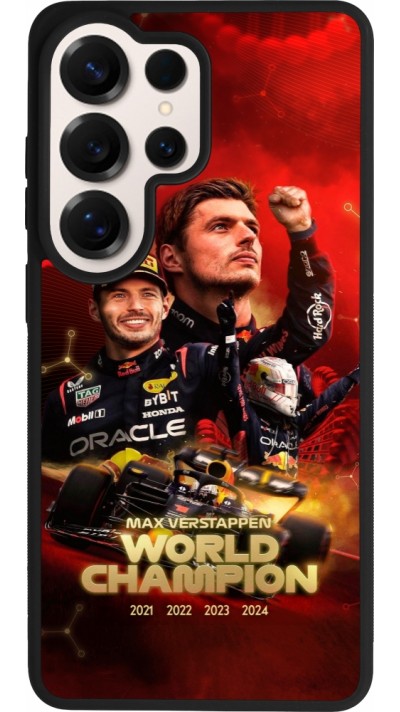 Coque Samsung Galaxy S26 Ultra - Silicone rigide noir Max Verstappen Champion 2023