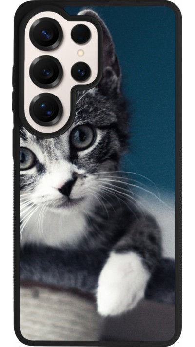 Coque Samsung Galaxy S26 Ultra - Silicone rigide noir Meow 23