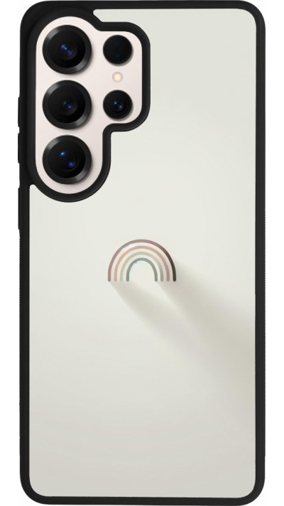 Coque Samsung Galaxy S26 Ultra - Silicone rigide noir Mini Rainbow Minimal