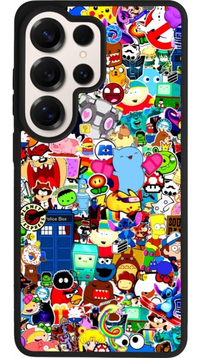 Coque Samsung Galaxy S26 Ultra - Silicone rigide noir Mixed cartoons