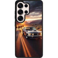 Coque Samsung Galaxy S26 Ultra - Silicone rigide noir Mustang 69 Grand Canyon