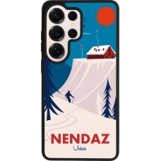 Coque Samsung Galaxy S26 Ultra - Silicone rigide noir Nendaz Cabane Ski