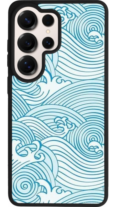 Coque Samsung Galaxy S26 Ultra - Silicone rigide noir Ocean Waves