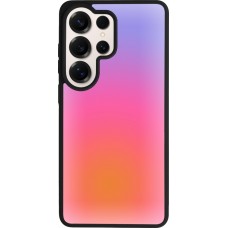 Coque Samsung Galaxy S26 Ultra - Silicone rigide noir Orange Pink Blue Gradient