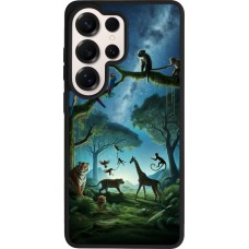 Coque Samsung Galaxy S26 Ultra - Silicone rigide noir Paradis des animaux exotiques