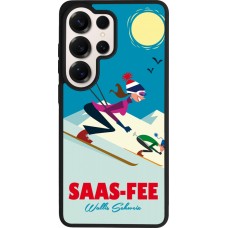 Coque Samsung Galaxy S26 Ultra - Silicone rigide noir Saas-Fee Ski Downhill