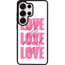 Coque Samsung Galaxy S26 Ultra - Silicone rigide noir Saint Valentines Day 26 Love all we need is