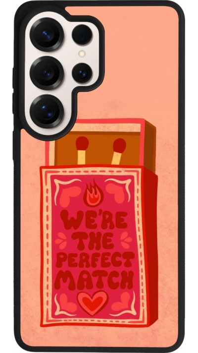 Coque Samsung Galaxy S26 Ultra - Silicone rigide noir Saint Valentines Day 26 Perfect Match