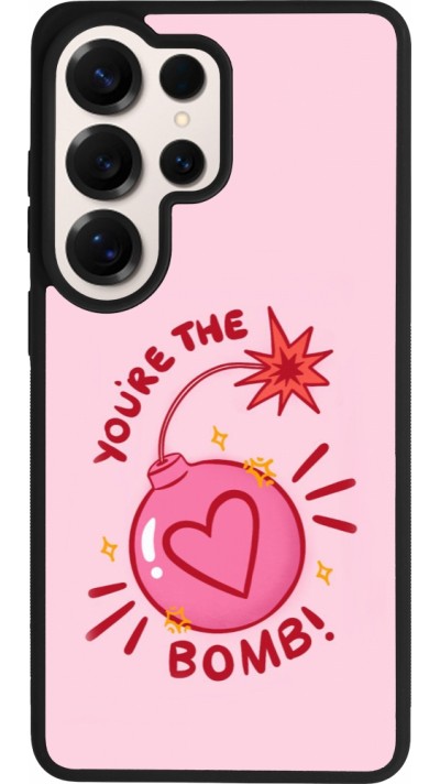 Coque Samsung Galaxy S26 Ultra - Silicone rigide noir Saint Valentines Day 26 You are the bomb