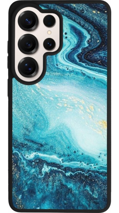 Coque Samsung Galaxy S26 Ultra - Silicone rigide noir Sea Foam Blue