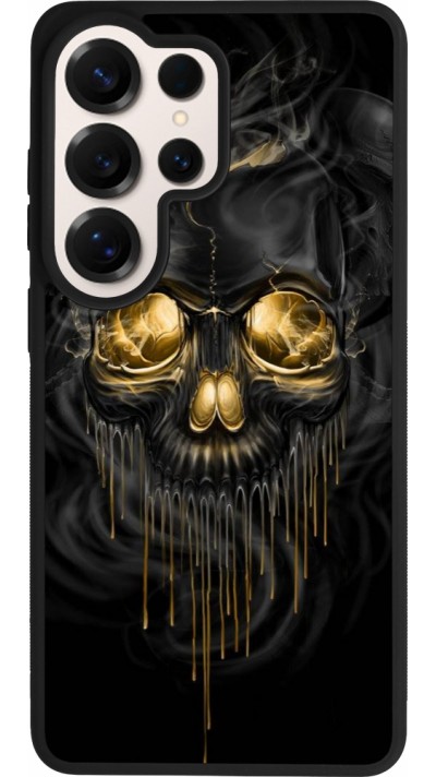 Coque Samsung Galaxy S26 Ultra - Silicone rigide noir Skull 02
