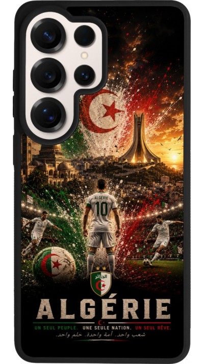 Samsung Galaxy S26 Ultra Case Hülle - Silikon schwarz Fussball Algerien splash 2026